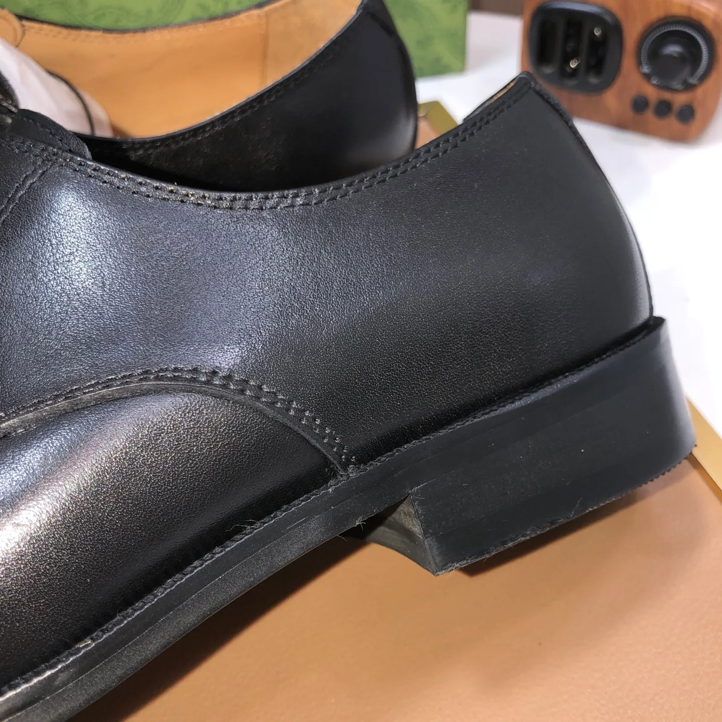 Men's shoes 💰580💰[GUCCI—Gucci] The latest high-end version of Gucci. Official website new model. Available at the same time at counters, the uppers are made of original cowhide imported from Italy/matched with the original special material splicing design concept; "highlight, high-end, grade, extravagance" and exquisite workmanship (original mesh fabric) sole: original factory special outsole size (38-45) (custom-made 45 non-returnable)